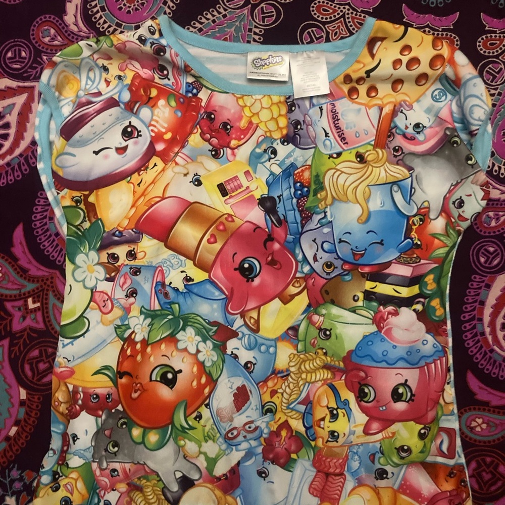 Shopkins sz 7/8 short sleeve tee